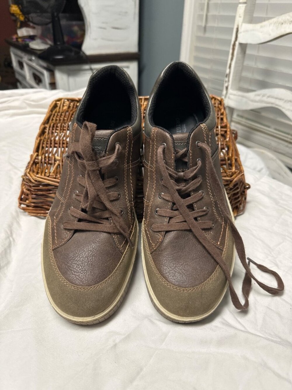 earth orgins 11 mens casual sneaker rounded toe leather